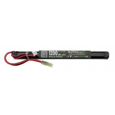 batterie lipo 7.4v 1200mah 20c slim stick we nuprol a69970 8048