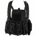 gilet chest rig black noir defcon5 d5-rc901 b