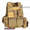 gilet armour carrier tan defcon5 d5-bav06 t