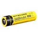 accus rechargeable 18650 2600mah 3.7v 9.6wh nitecore