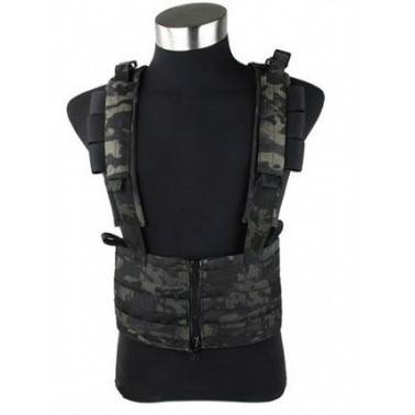 gilet sniper TMC chest rack multicam black