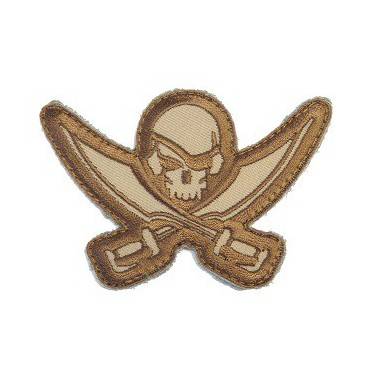 patch msm pirate skull decoupe desert