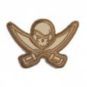 patch msm pirate skull decoupe desert