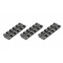 Kit de 3 rails qrs keymod 5 slots - vfc vfc-mws-km-bk02