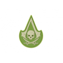 patch assassin skull rubber multicam