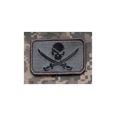 patch velcro msm pirate skull flag acu