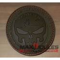 patch velcro pvc infidel punisher noir
