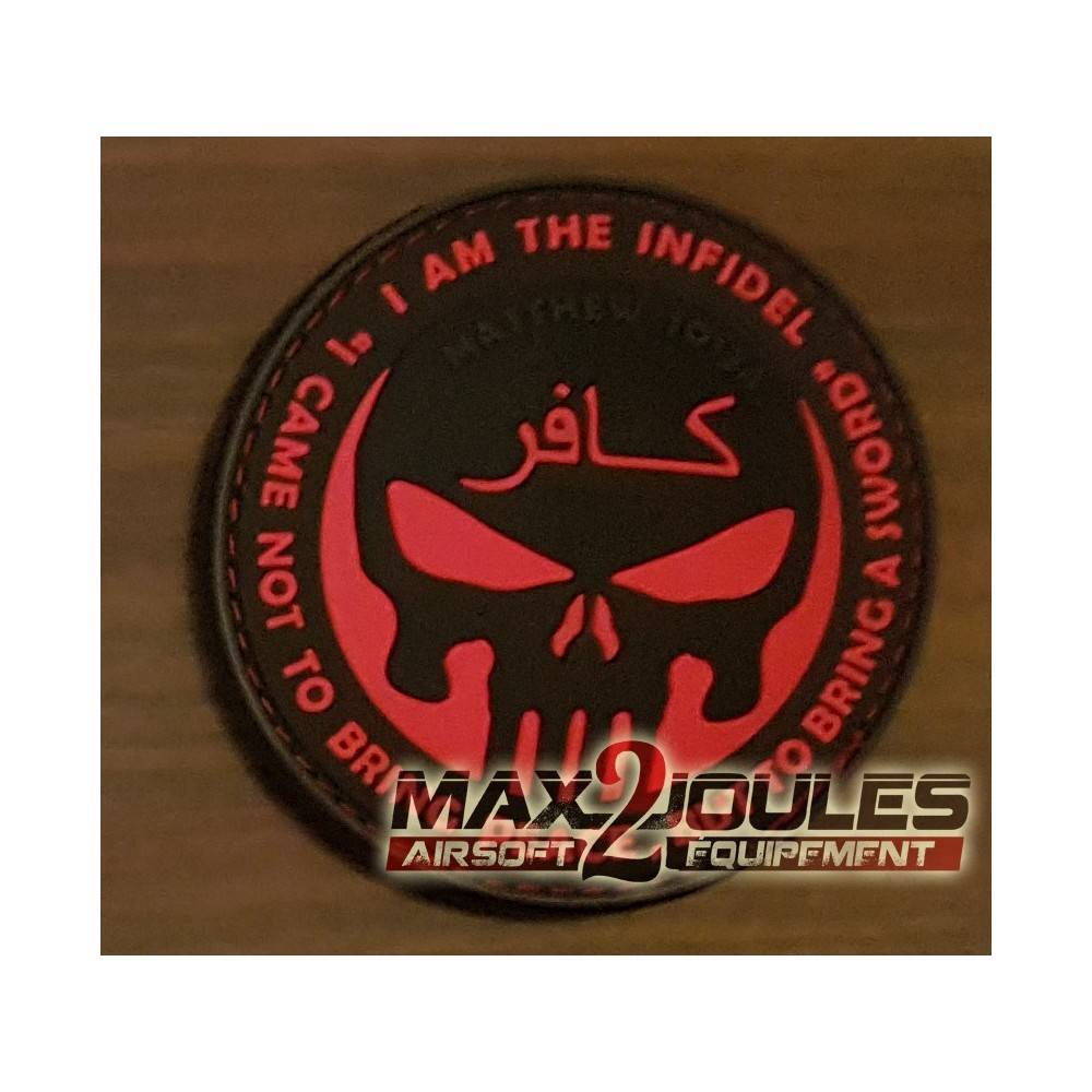 patch velcro pvc infidel punisher rouge