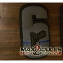patch velcro watch your six 6 gris rainbow six