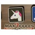 patch pvc velcro licorne