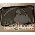 patch pvc velcro MLR noir