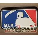 patch pvc velcro mlr couleur bleu blanc rouge