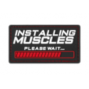 patch installing muscles