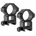 lot de 2 anneaux hauts UTG diam 30mm pour rail picatinny 21mm