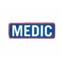 Patch medic blanc et bleu 150x50mm