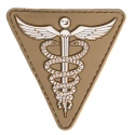 patch pvc medic tan triangle