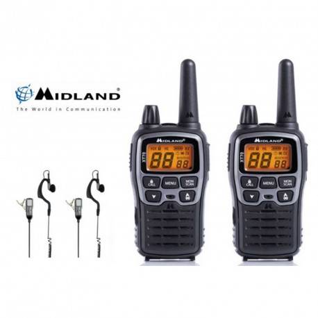 pack 2 talkies walkies radio midland XT70