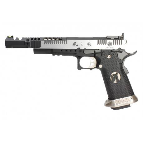 Hi capa HX2401 IPSC split silver .38 gaz et co2 aw custom