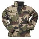 softshell SCU capuche integree camo cce miltec