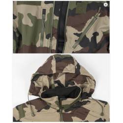 softshell SCU capuche integree camo cce miltec 2