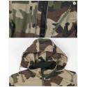 softshell SCU capuche integree camo cce miltec