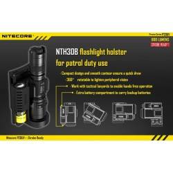 etui rigide nitecore porte lampe p20 et p12 inclinable 2