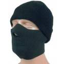 demi masque neoprene noir