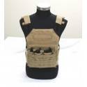 gilet JPC tan + plaque