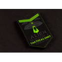 patch pvc alien invasion tactical unit phosphorescent