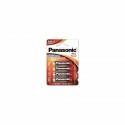 lot 4 piles panasonic AA lr6 1.5v
