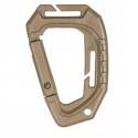 lot de 2 mousquetons tactiques molle tan 15922505