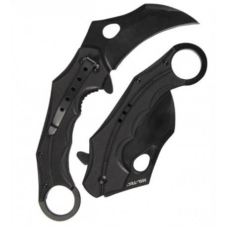 karambit g10 noir pliant miltec 15301402