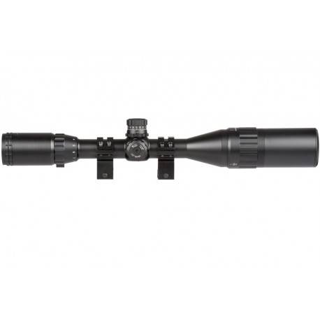 lunette 3-12x40 mildot rouge bleu ou vert lancer tactical