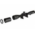 lunette 3-12x40 mildot rouge bleu ou vert lancer tactical
