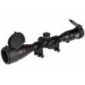 lunette 3-12x40 mildot rouge bleu ou vert lancer tactical