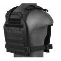 gilet leger plate carrier noir 1000d lancer tactical a68609
