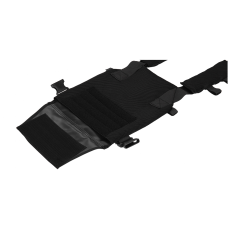 gilet leger plate carrier noir 1000d lancer tactical a68609