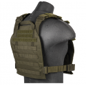 gilet leger plate carrier OD 1000D lancer tactical a68610