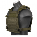 gilet leger plate carrier OD 1000D lancer tactical a68610