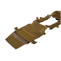 gilet leger plate carrier tan 1000D lancer tactical a68611