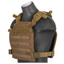 gilet leger plate carrier tan 1000D lancer tactical a68611