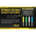 chargeur de batterie intelligent nitecore D4 4 emplacements