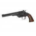 revolver schofield 6" effet noir vieilli co2 6mm