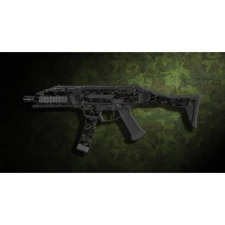 kit complet customisation skin scorpion EVO 3A1 multicam BLACK  + 4 chargeurs