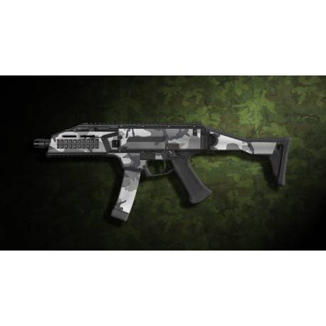 kit complet customisation skin scorpion EVO 3A1 camo URBAN  + 4 chargeurs