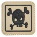 patch pvc skull crane tete de mort viper