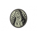 patch velcro pvc santa muerte phosphorescent 27846