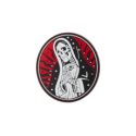 patch velcro pvc santa muerte rouge 27847