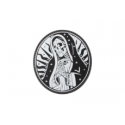 patch velcro pvc santa muerte swat noir et blanc 27845